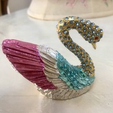 Swan Trinket Box Collectable