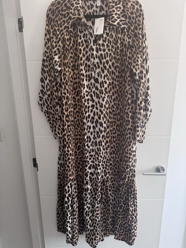 Animal print dress size - h&m,