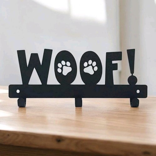 Woof dog lead hanger metal - hanger, |