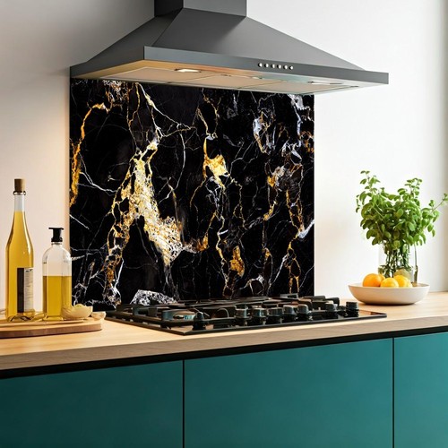 Printed glass kitchen - printed,