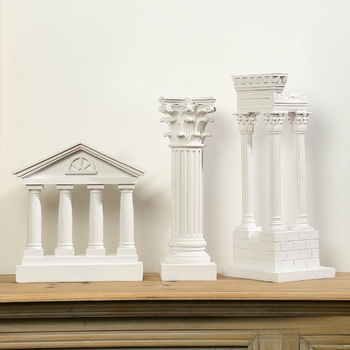Roman column statue resin - roman,