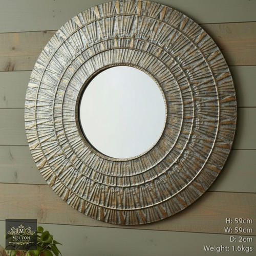Mirror vintage style metal - style,