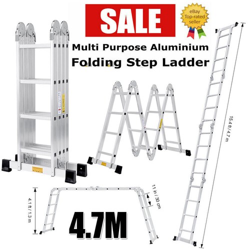 1 aluminium folding - 4.7m,