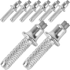  8 Pcs Walking Stick Tips Metal Spike Mountaineering Hiking Pole Staff Man