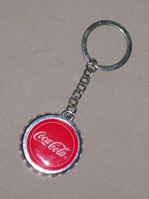 Coca Cola Soda Drink Bottle Opener Large Metal Key ring Keyring