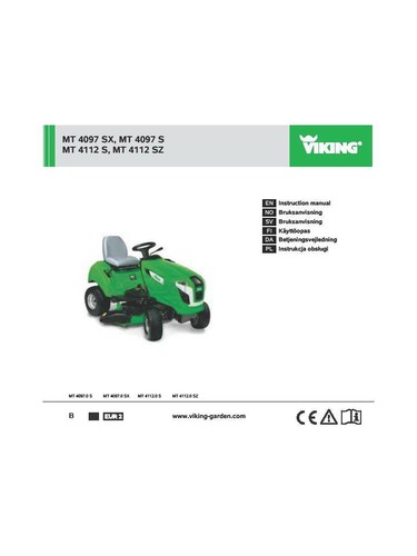 Viking mt4097 ride tractor - viking, on