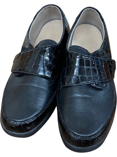 Solidus black slip loafers - black, on
