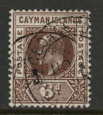Cayman Islands 1905 6d Brown