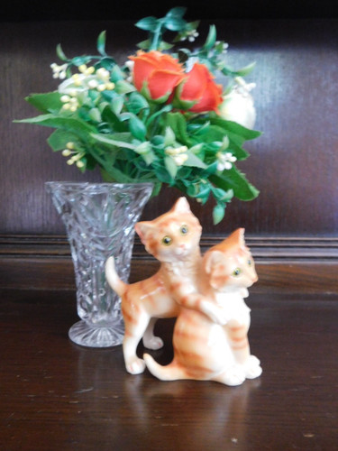 Resin ginger tom cat - resin, xfigurine