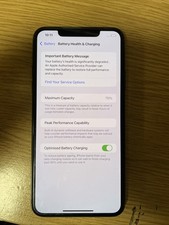 Cracked Back iPhone 11 Pro Max 256GB needs new Back And Battery W33 DC23