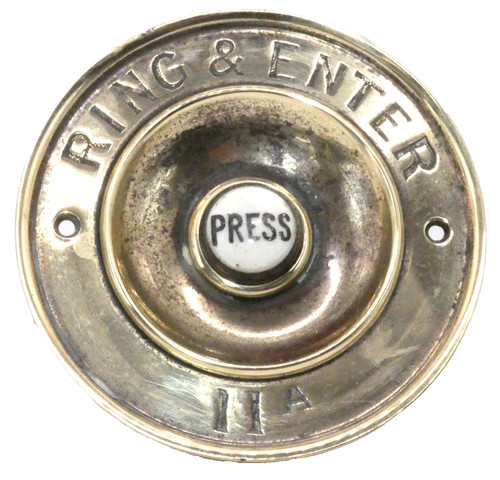 Antique brass ceramic door - brass, &