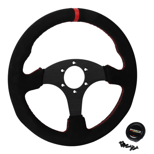 330mm flat steering wheel - flat,
