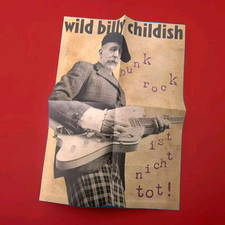wild billy childish punk rock ist night tot! Folded Colour Poster 70cm Brand New