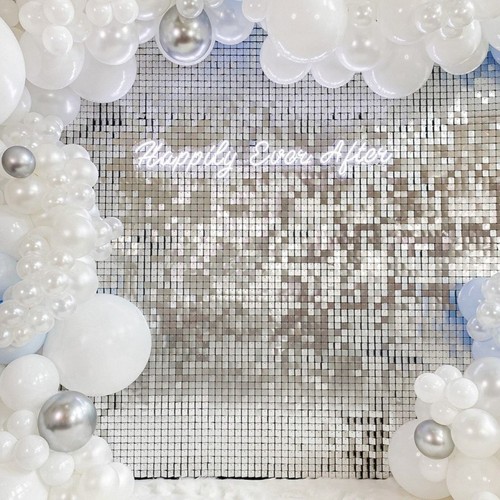 Sequins foil backdrop fringe - sequins,