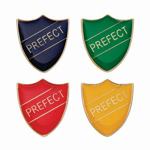 Prefect enamel badges - prefect,