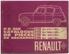 RENAULT 4 SALOON & FOURGON VAN (1962-65) ORIGINAL FACTORY PARTS CATALOGUE