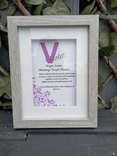 Violet name wall decor, the
