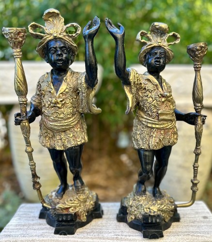 Pair antique large - antique,