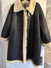 Ladies Back Faux Leather And