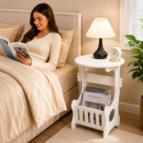 Round side table - side,