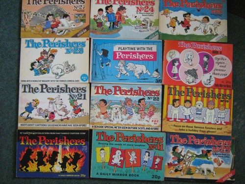 Perishers annuals books - perishers, /