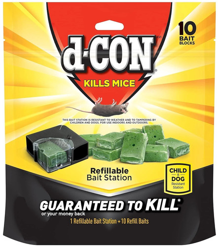 Refillable corner fit mouse - corner,