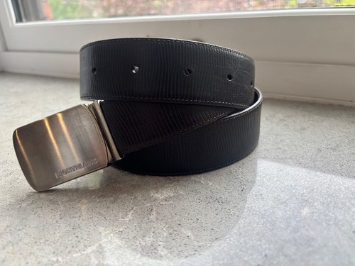 Montblanc dark brown leather - montblanc,