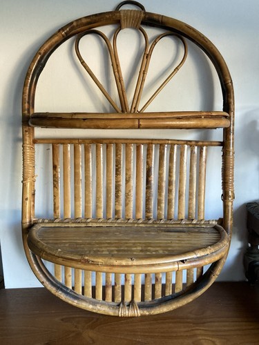 Vintage bamboo rattan - vintage, wall