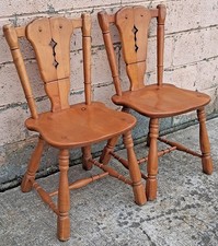 Pair Vintage Antique Old Arts