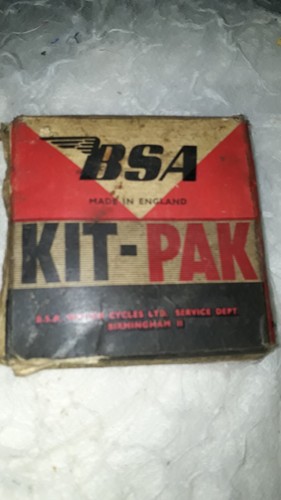 Vintage bsa piston ring - ring, set