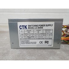 CTK LC-B450E ATX Switching Power Supply Silver 450-W SATA 4+20 Main Pin for PC