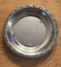 Vtg Sterling Silver Nut Tray