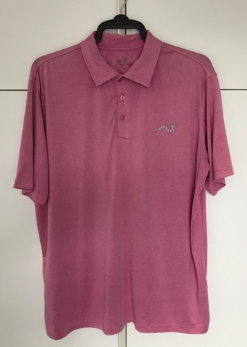 Woodworm golf polo shirt pink - woodworm,