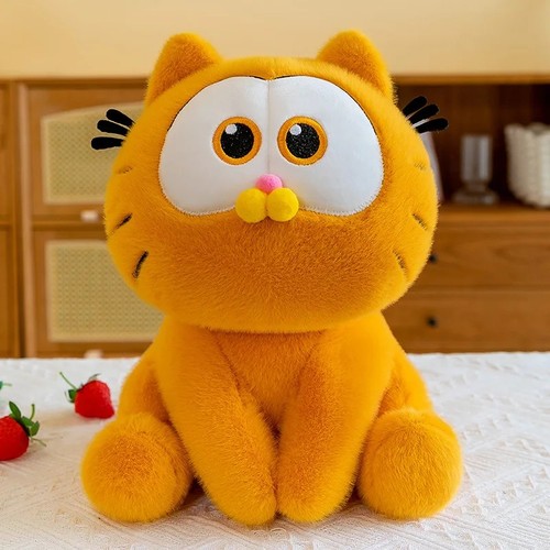 25cm garfield plush - garfield, orange