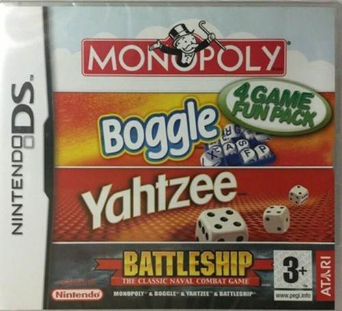 Monopoly/Boggle/Yahtzee/Battle