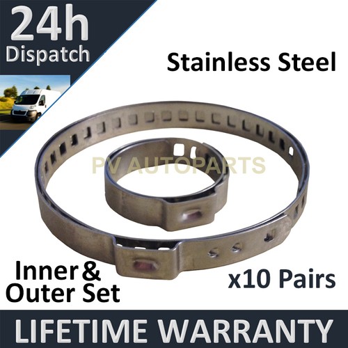 Boot clamps pair x10 - boot,