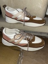 Massimo Dutti White Leather