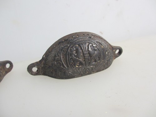 Victorian iron drawer - drawer, cup