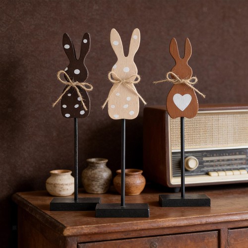 Pieces easter bunny wood - bunny,