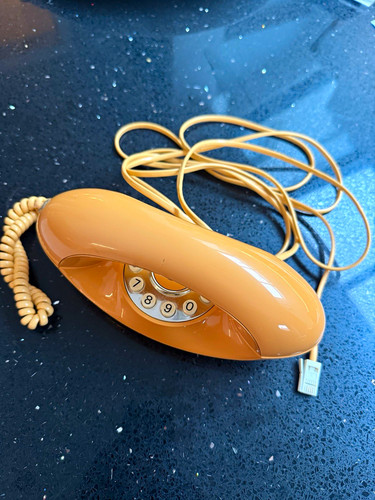 Genie peach corded rotary - genie,