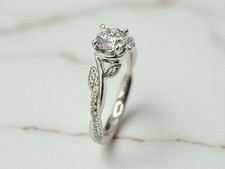 14k White Gold Petite