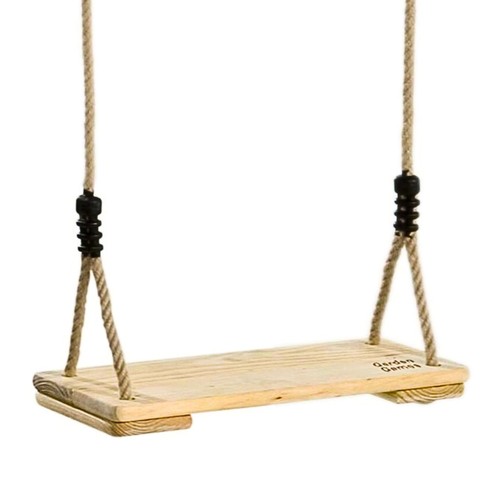 Pine wood tree swing - pine, seat