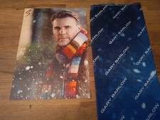 Gary Barlow All The Hits Live Tour 2021 VIP Signed Print and scarf. New & Unused