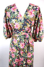 SALE Long Wrap Dress S M L XL