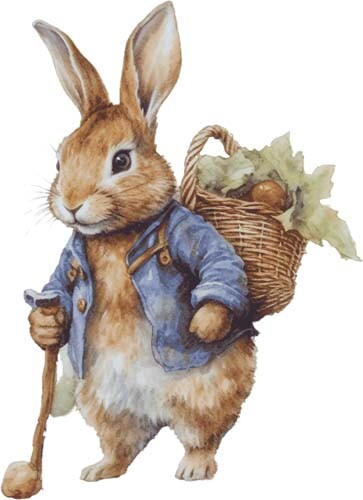 Watercolour flopsy peter - watercolour,
