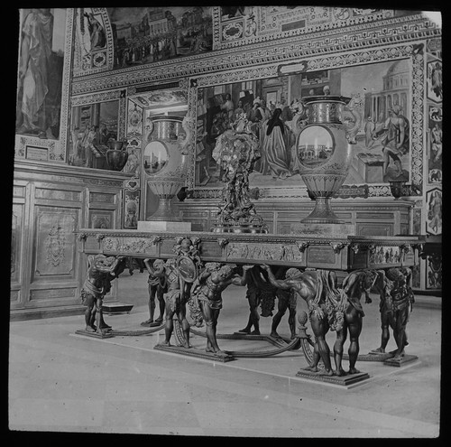 Magic lantern slide bronze - magic,