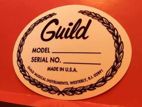 Guild westerly guitar - guild, r.i.