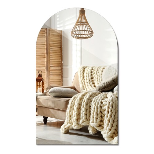 Half round arch - round, mirror