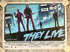 They Live Quad Poster By Matt