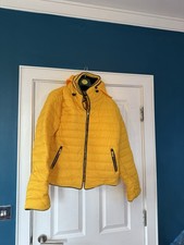Bright Yellow Puffa Riding Janet Size 14/16